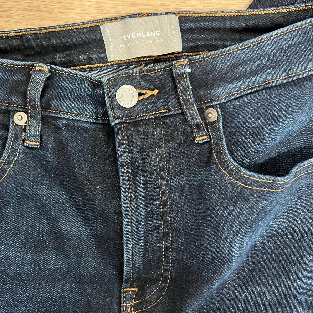 Everlane Jeans | Curvy Authentic Stretch High-Rise Skinny Jean | Regular Length